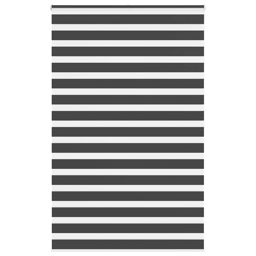 VidaXL Zebra-Rollo 150x200 cm Stoffbreite 145,9 cm Schwarz
