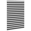 VidaXL Zebra-Rollo 155x200 cm Stoffbreite 150,9 cm Schwarz
