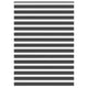 VidaXL Zebra-Rollo 165x200 cm Stoffbreite 160,9 cm Schwarz