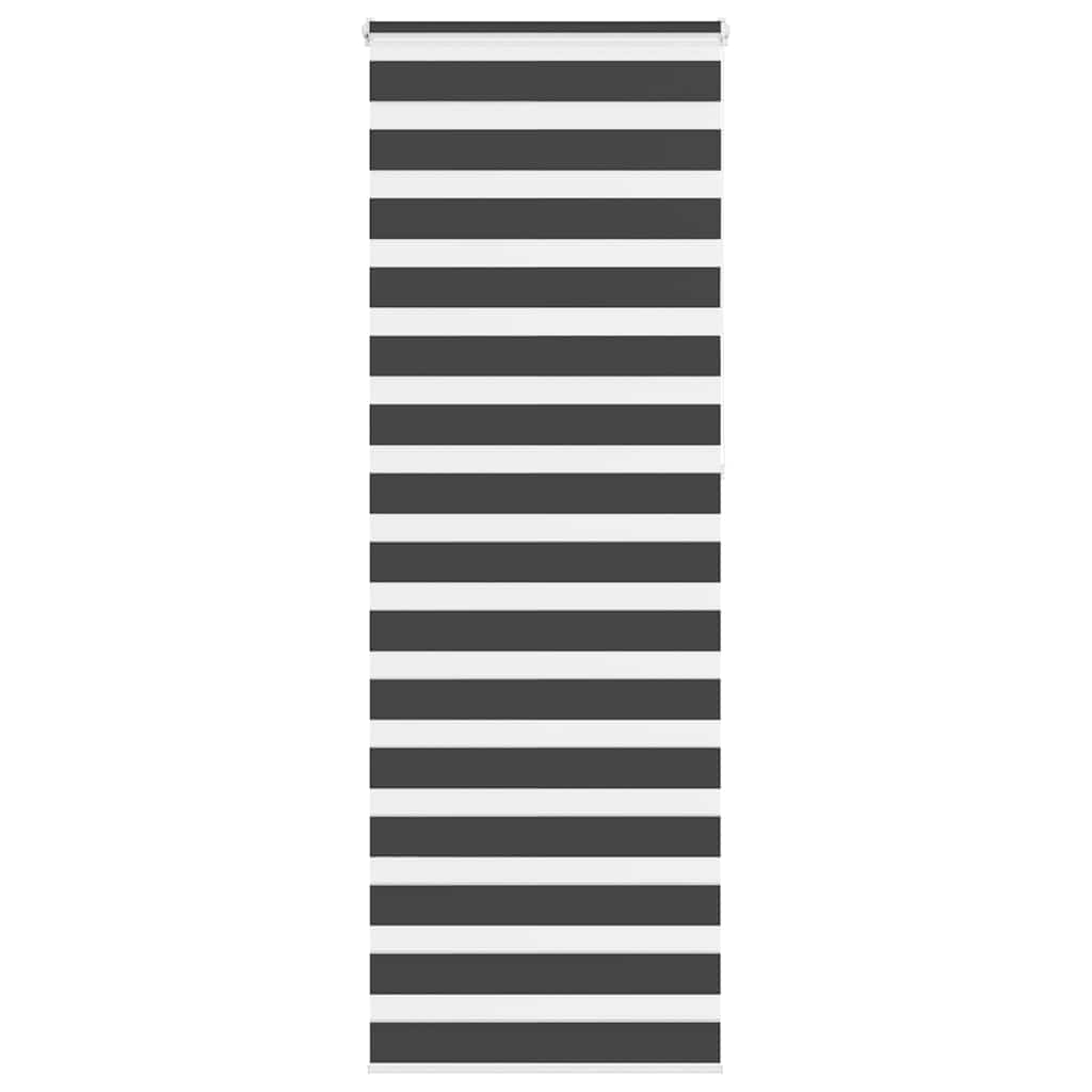 VidaXL Zebra-Rollo 70x230 cm Stoffbreite 65,9 cm Schwarz