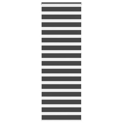 VidaXL Zebra-Rollo 70x230 cm Stoffbreite 65,9 cm Schwarz