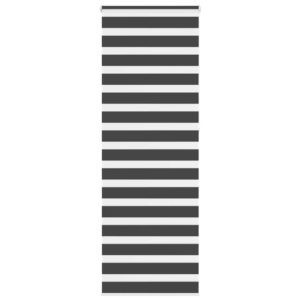 VidaXL Zebra-Rollo 75x230 cm Stoffbreite 70,9 cm Schwarz