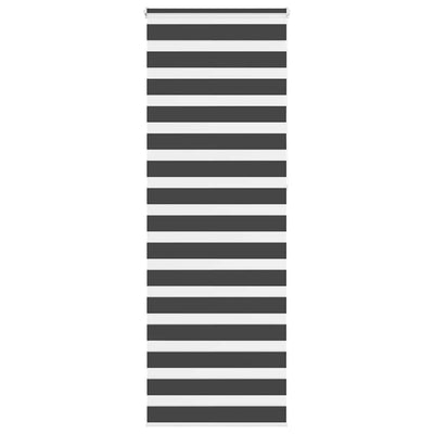 VidaXL Zebra-Rollo 75x230 cm Stoffbreite 70,9 cm Schwarz