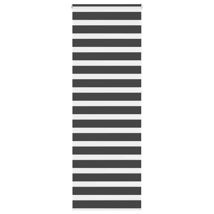 VidaXL Zebra-Rollo 75x230 cm Stoffbreite 70,9 cm Schwarz