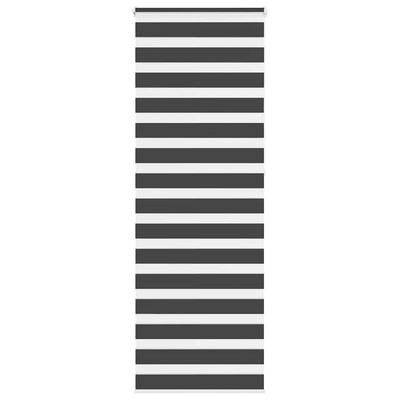 Vidaxx Zebra-Rollo 85x230 cm Stoffbreite 80,9 cm Schwarz