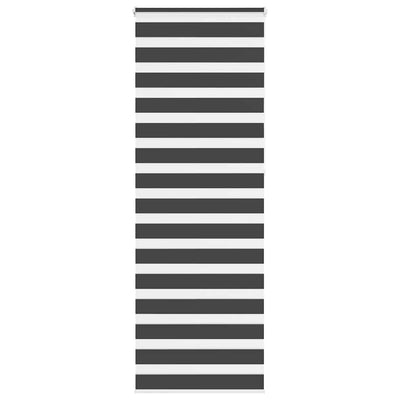 VidaXL Zebra-Rollo 90x230 cm Stoffbreite 85,9 cm Schwarz