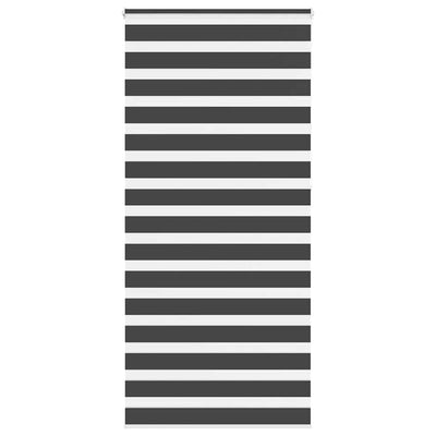 VidaXL Zebra-Rollo 110x230 cm Stoffbreite 105,9 cm Schwarz