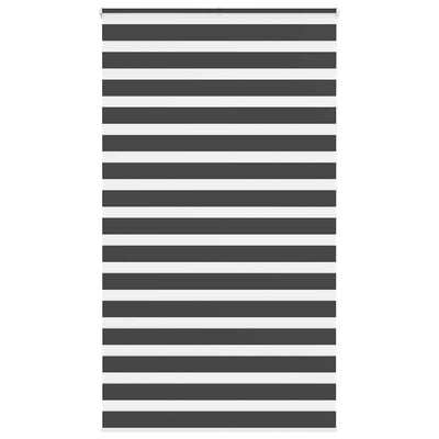 VidaXL Zebra-Rollo 120x230 cm Stoffbreite 115,9 cm Schwarz
