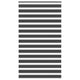 VidaXL Zebra-Rollo 125x230 cm Stoffbreite 120,9 cm Schwarz