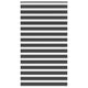 Vidaxl Zebra Roller Blind 130x230 cm Stoffbreite 125,9 cm Schwarz