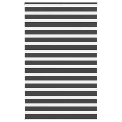 VidaXL Zebra-Rollo 150x230 cm Stoffbreite 145,9 cm Schwarz