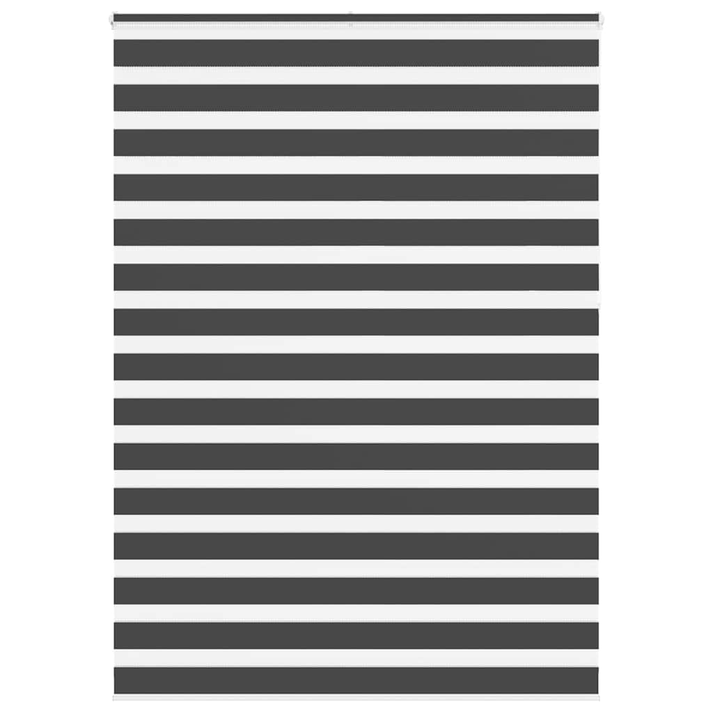 Vidaxx Zebra-Rollo 155x230 cm Stoffbreite 150,9 cm schwarz