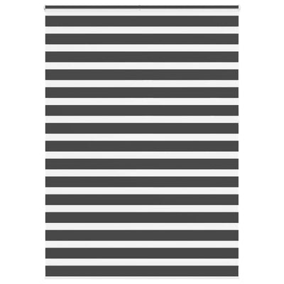 Vidaxx Zebra-Rollo 155x230 cm Stoffbreite 150,9 cm schwarz