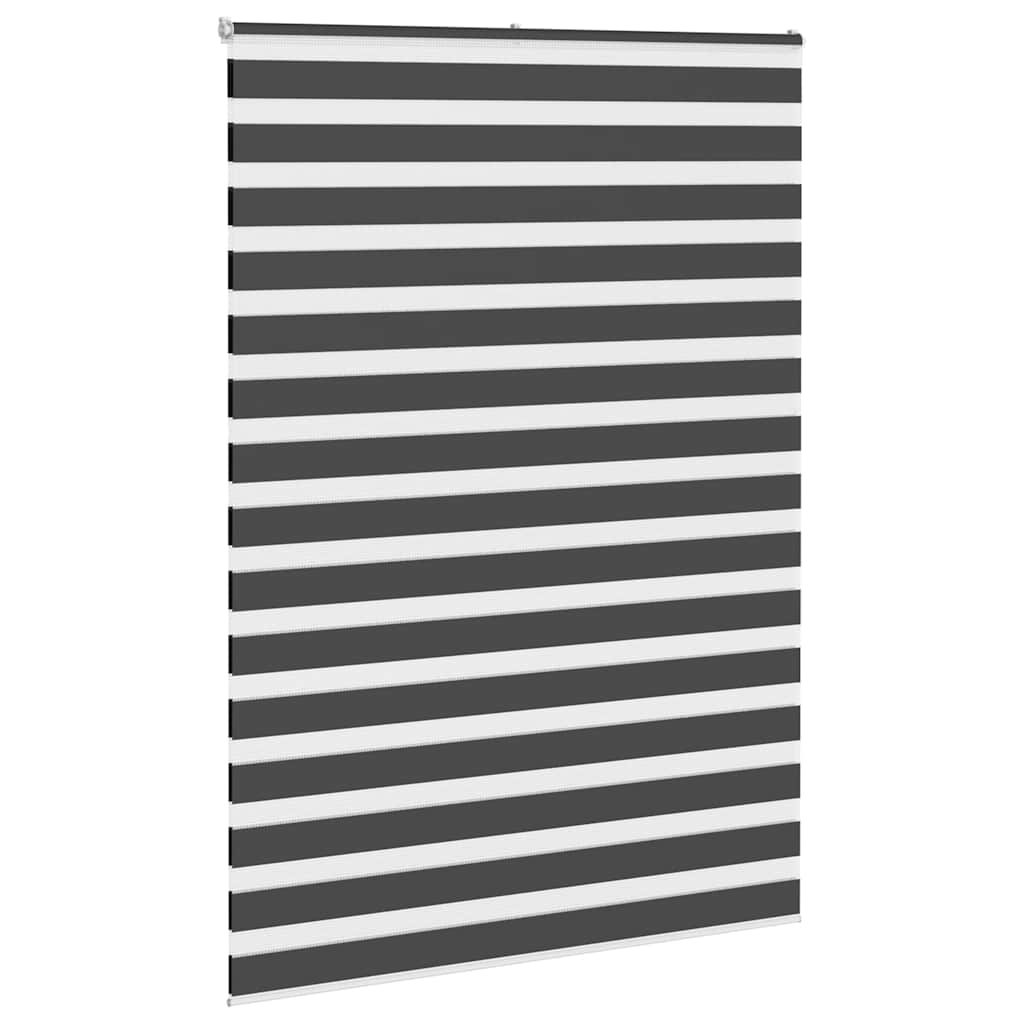 Vidaxx Zebra-Rollo 155x230 cm Stoffbreite 150,9 cm schwarz