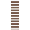 Vidaxl Zebra Roller Blind 45x100 cm Staubbreite 40,9 cm Polyesterbraun