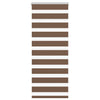 Vidaxl Zebra Roller Blind 60x100 cm Staubbreite 55,9 cm Polyesterbraun