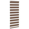 Vidaxl Zebra Roller Blind 60x100 cm Staubbreite 55,9 cm Polyesterbraun