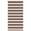 Vidaxl Zebra Roller Blind 75x100 cm Staubbreite 70,9 cm Polyesterbraun