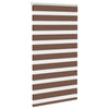 Vidaxl Zebra Roller Blind 75x100 cm Staubbreite 70,9 cm Polyesterbraun
