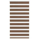 Vidaxl Zebra Roller Blind 80x100 cm Staubbreite 75,9 cm Polyesterbraun