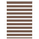 Vidaxl Zebra Roller Blind 95x100 cm Stoffbreite 90,9 cm Polyesterbraun
