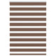 Vidaxl Zebra Roller Blind 105x100 cm Staubbreite 100,9 cm Polyesterbraun