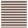 Vidaxl Zebra Roller Blind 140x100 cm Staubbreite 135,9 cm Polyesterbraun