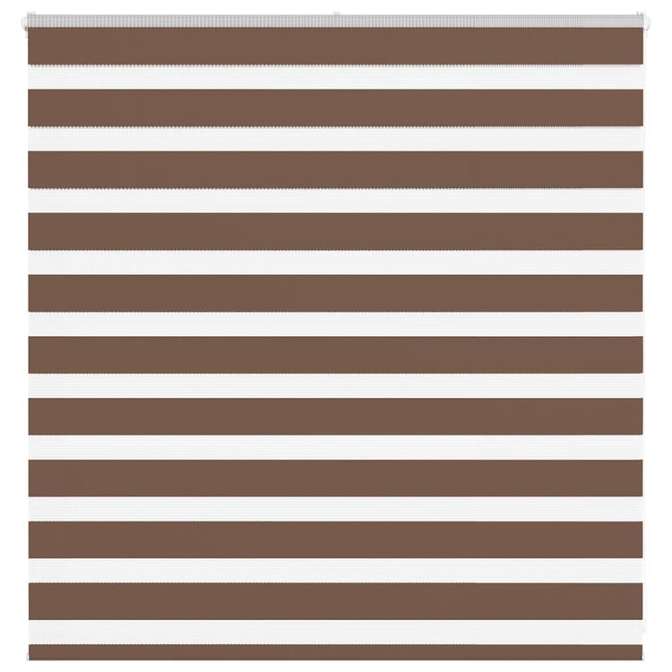 Vidaxl Zebra Roller Blind 150x100 cm Staubbreite 145,9 cm Polyesterbraun