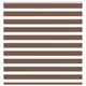 Vidaxl Zebra Roller Blind 150x100 cm Staubbreite 145,9 cm Polyesterbraun