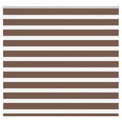 Vidaxl Zebra Roller Blind 160x100 cm Staubbreite 155,9 cm Polyesterbraun