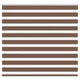 Vidaxl Zebra Roller Blind 160x100 cm Staubbreite 155,9 cm Polyesterbraun