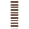 Vidaxl Zebra Roller Blind 45x150 cm Staubbreite 40,9 cm Polyesterbraun