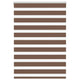 Vidaxl Zebra Roller Blind 95x150 cm Staubbreite 90,9 cm Polyesterbraun
