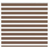 Vidaxl Zebra Roller Blind 155x150 cm Stoffbreite 150,9 cm Polyesterbraun