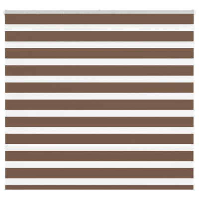 Vidaxl Zebra Roller Blind 160x150 cm Staubbreite 155,9 cm Polyesterbraun