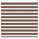Vidaxl Zebra Roller Blind 165x150 cm Staubbreite 160,9 cm Polyesterbraun