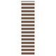 Vidaxl Zebra Roller Blind 55x200 cm Staubbreite 50,9 cm Polyesterbraun