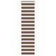 Vidaxl Zebra Roller Blind 60x200 cm Staubbreite 55,9 cm Polyesterbraun