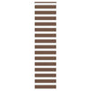 Vidaxl Zebra Roller Blind 65x200 cm Staubbreite 60,9 cm Polyesterbraun