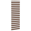 Vidaxl Zebra Roller Blind 75x200 cm Staubbreite 70,9 cm Polyesterbraun