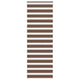 Vidaxl Zebra Roller Blind 80x200 cm Staubbreite 75,9 cm Polyesterbraun