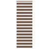 Vidaxl Zebra Roller Blind 85x200 cm Staubbreite 80,9 cm Polyesterbraun