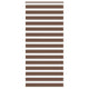 Vidaxl Zebra Roller Blind 95x200 cm Stoffbreite 90,9 cm Polyesterbraun