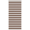 Vidaxl Zebra Roller Blind 110x200 cm Staubbreite 105,9 cm Polyesterbraun