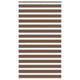 Vidaxl Zebra Roller Blind 120x200 cm Staubbreite 115,9 cm Polyesterbraun