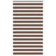 Vidaxl Zebra Roller Blind 125x200 cm Stoffbreite 120,9 cm Polyesterbraun