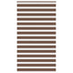 Vidaxl Zebra Roller Blind 130x200 cm Stoffbreite 125,9 cm Polyesterbraun