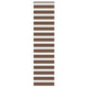 Vidaxl Zebra Roller Blind 55x230 cm Stoffbreite 50,9 cm Polyesterbraun