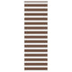 Vidaxl Zebra Roller Blind 75x230 cm Stoffbreite 70,9 cm Polyesterbraun