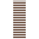 Vidaxl Zebra Roller Blind 80x230 cm Staubbreite 75,9 cm Polyesterbraun